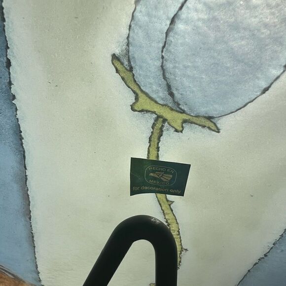 Beautiful decorative glass hand painted in Mexico plate. - Picture 7 of 7